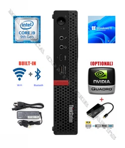 Lenovo ThinkCentre M720q Tiny i9-9900T & up to 64GB RAM & 2*2TB SSD & Wi-Fi + BT - Afbeelding 1 van 6