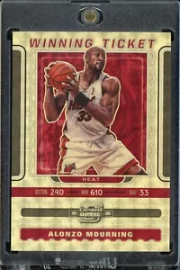 Boleto ganador Panini Optic Contenders 2019 - Alonzo Mourning vinilo dorado 1/1 🔥 - Imagen 1 de 2