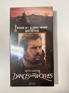 Dances with Wolves (VHS, 1991) First Release-Watermark-OHV Tape Sealed!! - Picture 1 of 9