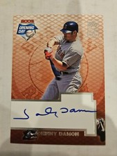 2003 Topps Opening Day JOHNNY DAMON Autographs #ODA-JD RED SOX