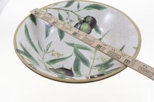 Williams Sonoma Olive Branch VERY LARGE Serving Bowl 13" Portugal Pasta Salad - Picture 1 of 5