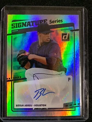 2020 Donruss Baseball: Signature Series Bryan Abreu Auto Houston #SS-BA🔥⚾️🔥 - Image 1 of 2