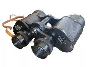Vintage Kalimar Binoculars Fully Coated Optics 7 x 50 Field 7.1° # 57872 Leather - Picture 1 of 2