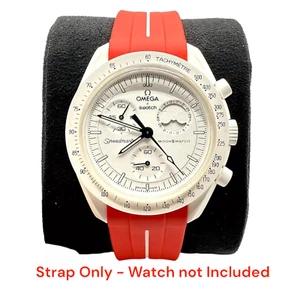 Rot / Weiß Armband für Omega x Swatch MoonSwatch Mission to the Moonphase Snoopy - Bild 1 von 5