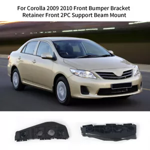 Juego de retenedores con soporte delantero parachoques para Toyota Corolla 2009 lado izquierdo y derecho - Imagen 1 de 12