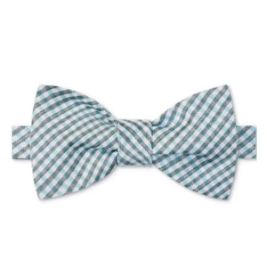 Tommy Hilfiger Mens Seasonal Gingham Self Tie Bow Green & White Size OS NWT - Picture 1 of 1
