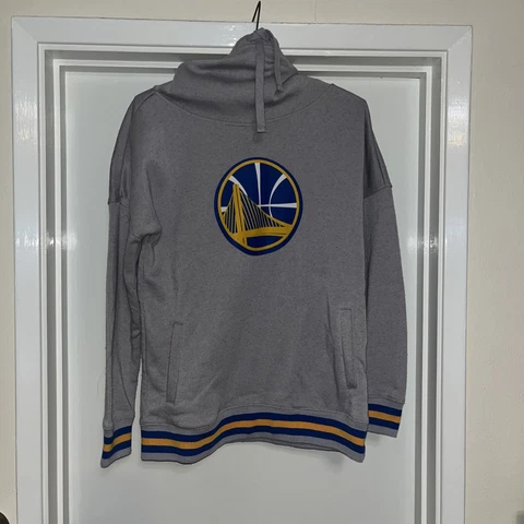golden state warriors High Neck Sweatshirt Gray Medium Cover