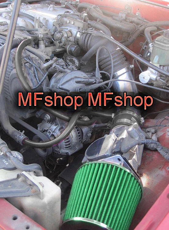 Kit de sistema de admisión de aire V6 3,0 L negro verde para Toyota 4Runner 1988-1995 + filtro Foto 1 de 1