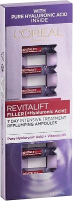 L'OREAL REVITALIFT FILLER 7 DAY CURE REPLUMPING AMPOULES 7 X 1.3 ml - Image 1 of 4
