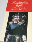 Highlights from La Scala (New Sealed VHS 1999) Teatro alla Scala in Milan, Opera