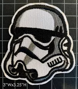 Star Wars, Storm Trooper Embroidered Iron-on Patch - Picture 1 of 3
