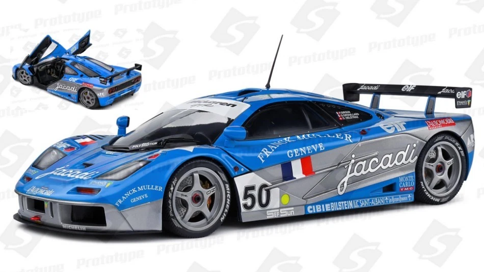 Mclaren F1 Gtr #50 24h Le Mans 1995 Deletraz / Giroix / Grouillard 1:18 Model - Immagine 1 di 1