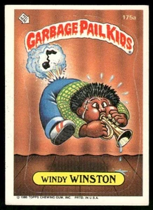 1986 Topps Garbage Pail Kids Series 5 #175a Windy Winston - Picture 1 of 2