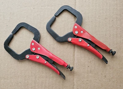 LOT OF 2 - Blue Point 6" Locking C Clamp VGP12406 - Image 1 of 3