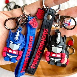 Transformers 3D Keychain, Robot Gamer Movie Car Optimus Prime Keyring Gifts - Picture 1 of 7