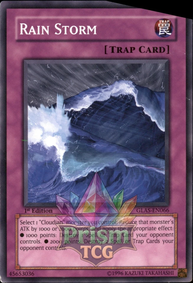 1st Ed Rain Storm GLAS-EN066 Yugioh - Image 1 of 1
