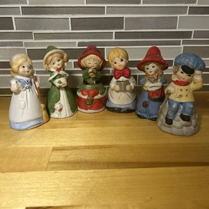 Vintage Jasco Glockenfiguren (6 Stück) *lesen* - Bild 1 von 5