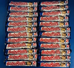 (24) Baby Ruth, Chocolate, Peanut, Caramel, Nougat, Share Size 3.3oz BB: 03/26 - Picture 1 of 1