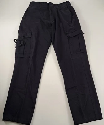 Men's Topps Firefighter Cargo Pants, 32" x 32" Navy Blue, with multiple pockets. - Image 1 of 4