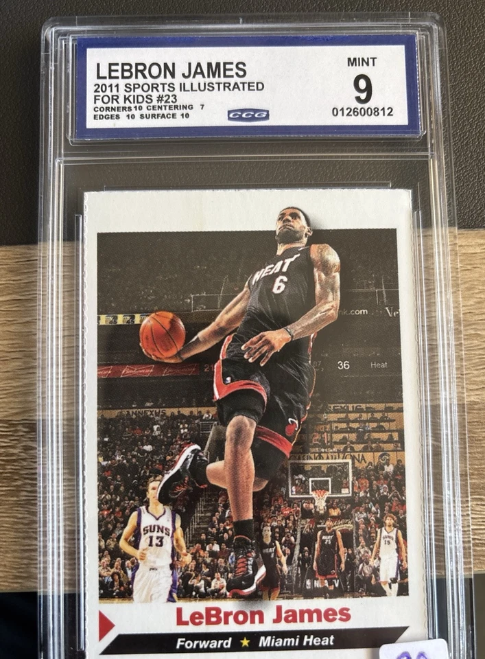 LeBron James 2011 Sports Illustrated f/Kids #23 Lakers Cavs Heat SSP...Pop 1 - Image 1 of 1