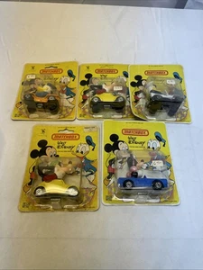 Walt Disney Matchbox Cars Set Of 5, Carded, See Pics! - Picture 1 of 7