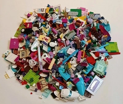 Lego Friends 1 kg - 1000 grams Mixed Bricks Pieces, joblot bundle - Image 1 of 4