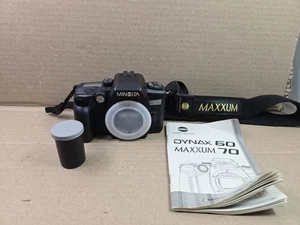 Minolta Maxxum 70 Body Only 35mm Camera NO Lens w/Manual Used Condition Tested - Picture 1 of 15