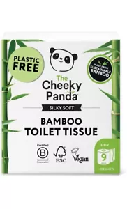 Carta igienica The Cheeky Panda bambù - 9 rotoli - GRATIS IL GIORNO DOPO ✅🚨 - Foto 1 di 6
