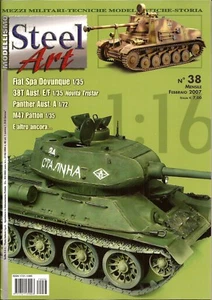 Steel Art Magazine # 38 Italian Text, Academy Ravell Dragon, Fiat Spa Dovunque - Imagen 1 de 2