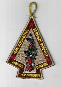 2005 OA Conclave SR-2 Nuovi Punti di forza Rinnovati Scopo Texas State Univ. GMY Bdr. [ - Foto 1 di 1