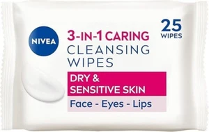 NIVEA 3in1 Pflegende Reinigungstücher Trockene Haut (25 Tücher), 1 Stück (1er Pack) - Bild 1 von 7