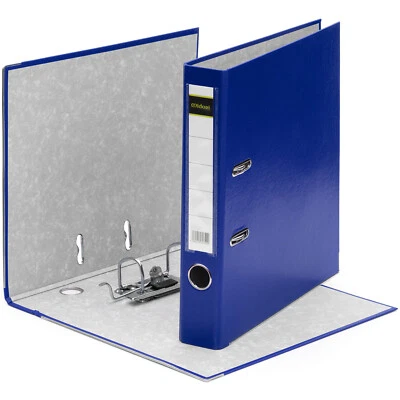 MIDORI © 25 x Ordner A4 5 cm PP Papier Blau Aktenordner Briefordner Schmal