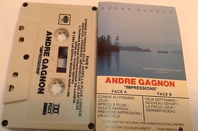 ANDRE GAGNON Tape Cassette IMPRESSIONS 1983 Cbs Records Canada PCCT-80085 - Image 1 of 4