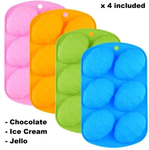 Easter Egg Silicone Candy Chocolate Tray Cube mold Party SAME DAY SHIPPING - Picture 1 of 1