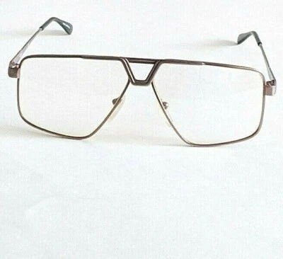 Adonis Jason 飞行员银色灰色金属眼镜框巴西制造复古 — 第 1/4 张图片