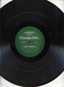 HEAR- Rare Christmas With Eddy Arnold Radio Show LP & Cue Sheet - Diamond P Ent. - Picture 1 of 2