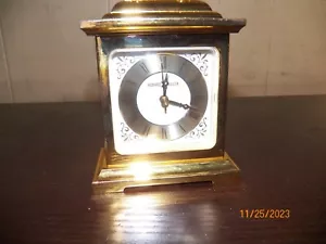 Herman Miller Desk/Mantle/Bookshelf Clock Brass - Picture 1 of 4
