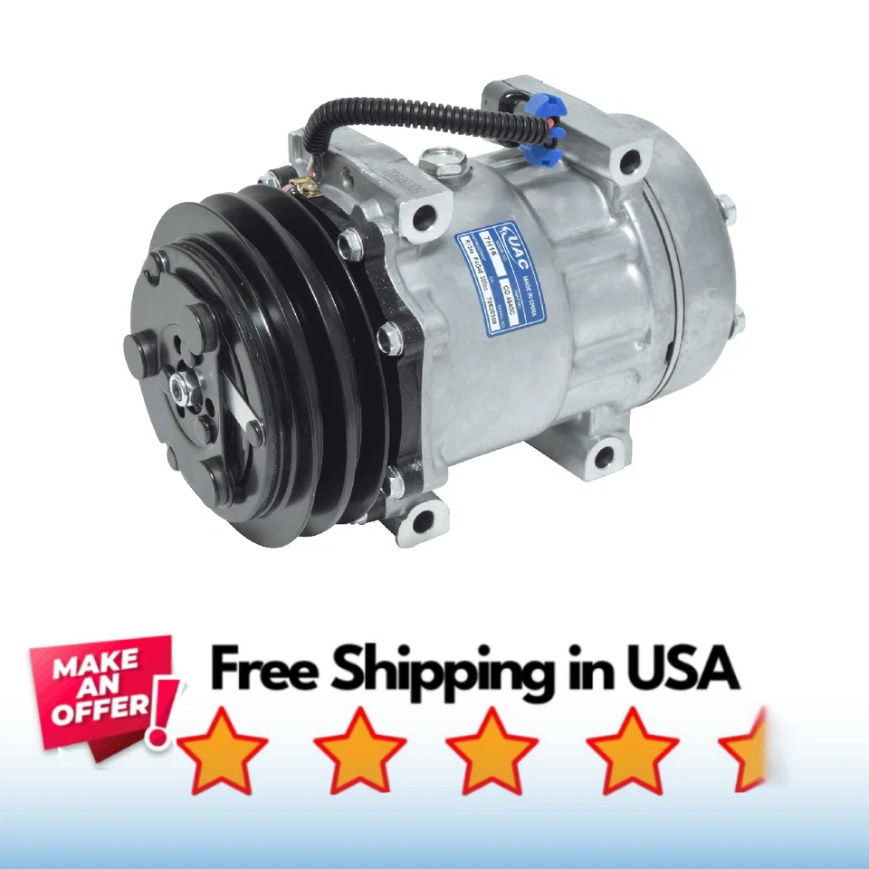 Compressor A/C Fit Freightliner Century Class	96-11, Freightliner Columbia 00-08 - Image 1 of 1