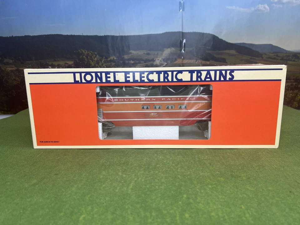 Lionel 6-19107 Southern Pacific SP Aluminum Full Vista Dome 1990 C8
