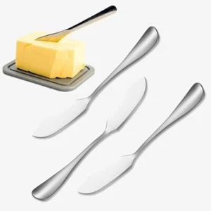 Stainless Steel Butter Cheese Knife Spatula Jam Bread Spreader Cake Dessert 1Pc - Picture 1 of 24