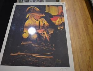 Gordon Snidow "Rest einer anderen Zeit" 35/1500 handsignierter Druck nie gerahmt - Bild 1 von 2