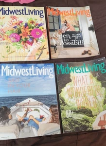 Set of  Four Brand-New/Pre-Owned Copies of Midwest Living Magazine - Picture 1 of 2