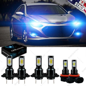 Para Hyundai Sonata 2011 2012 2013 2014 8000K Faros LED + Kit Faros Antiniebla - Imagen 1 de 12