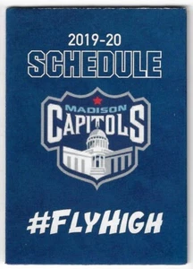 2019-20 Madison Capitols USHL Hockey Schedule !!! madcapshockey.com - Imagen 1 de 1