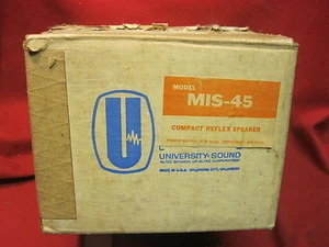 UNIVERSITY SOUND MIS-45 Compact Reflex Speaker *NEW IN A BOX* - Picture 1 of 4