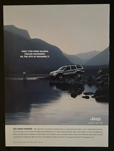 JEEP Grand Cherokee 2001 Vintage PRINT AD Car Art Deco PAPER ADVERTISEMENT - Picture 1 of 1