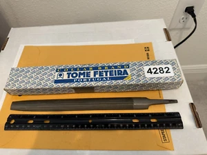 New Feteira 10” Smooth Half Round File - Picture 1 of 5