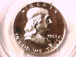 1963 Proof Franklin Half Dollar PCGS PR 66 29795409 - Picture 1 of 2