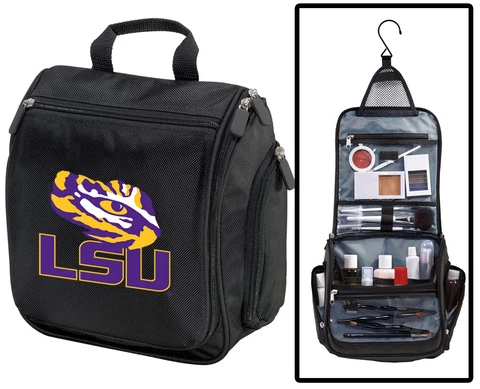 LSU Cosmetic Bag- LSU Shaving Kit -LSU Travel Bag Dopp Kit Men Women Teens Cover
