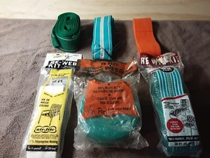Vintage Lawn Chair Furniture Webbing Lot - Picture 1 of 10